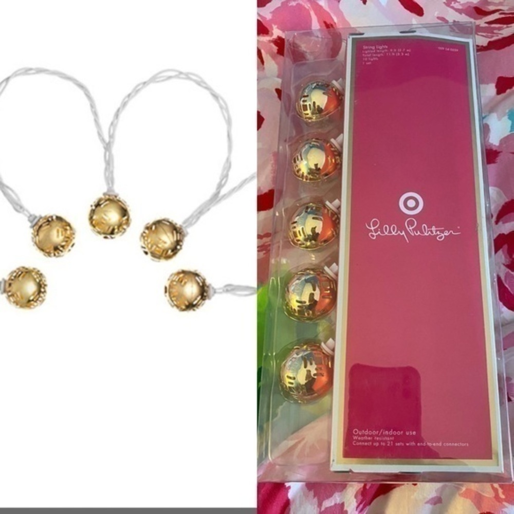Lilly Pulitzer X Target indoor/outdoor lights